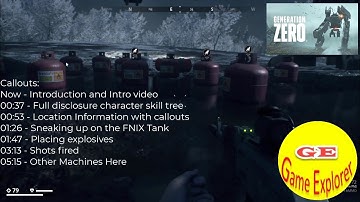 Generation Zero Big Explosion for a Sleepy Tank!