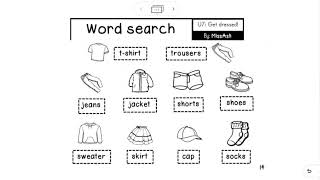 Word search Supplementary Worksheets module ( Miss Ash ) page 14.