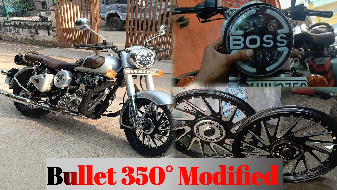 Bullet 350* Modified Mag Wheel and More 😍#bullet350 #modified - YouTube