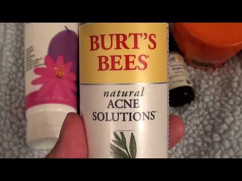 Burt&#;s Bees Natural Acne Solutions Purifying Gel Cleanser,Juice Organic Conditioner, Passion Fruit