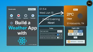 Build a Weather app with React | Chrome extension with React part 3/6