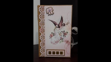 Mini Album #60 - 8 x 5 Album using Kaisercraft Peekaboo Girl *** SOLD ***