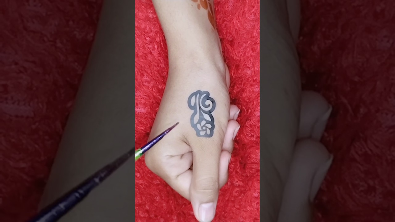 beautiful tattoo sticker design #shorts
