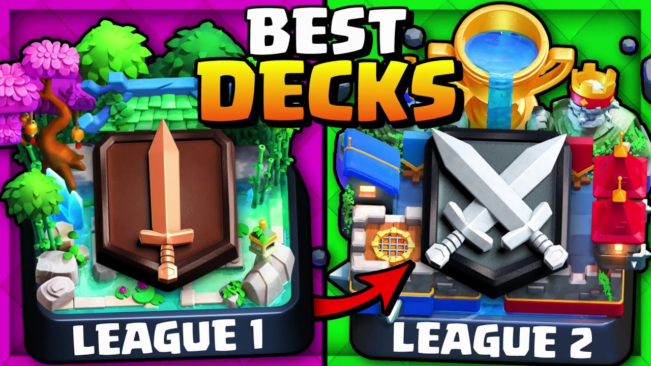 TOP 3 LEAGUE 1 DECKS! ULTIMATE COMBOS + OP DEFENSE! 