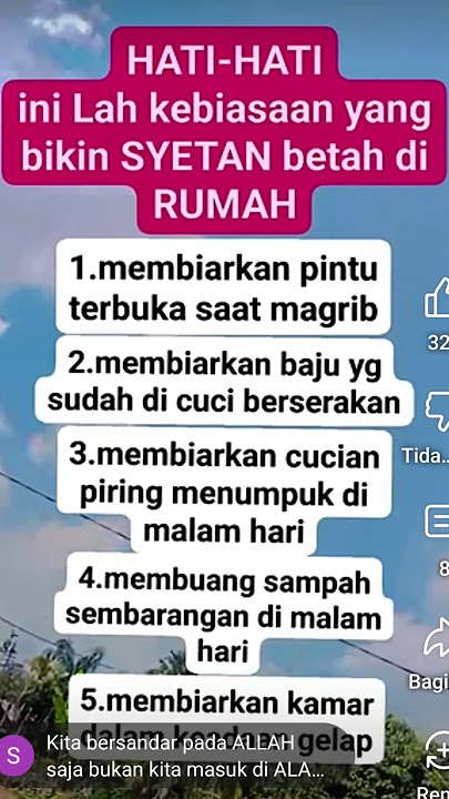 Syetan bikim betah di Rmh#fyp #shotrs #shotsvideo #motifasiislami