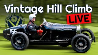 Vintage Sports Car Action LIVE from Prescott Hill Climb - VSCC