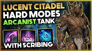 Lucent Citadel Hard Modes - Arcanist Tank with Scribing skills | Elder Scrolls Online - Gold Road
