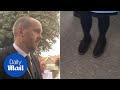 Angry father confronts hartsdown headteacher over uniform policy  daily mail