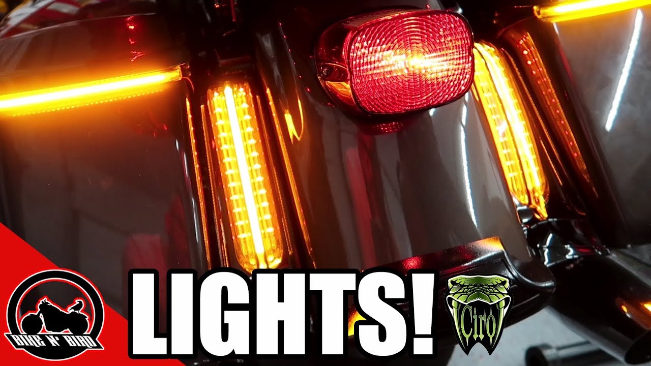 Ciro LED Bag Blades Brake & Turn Signal Install/Review - YouTube