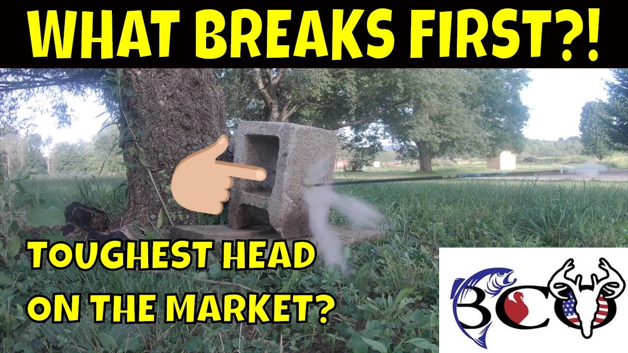 Annihilator Broadhead vs cement block destruction test | bco review |