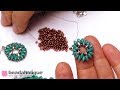 How to Make the SuperDuo Medallion Earrings Using Cymbal Components