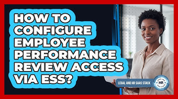 How To Configure Employee Performance Review Access Via ESS?