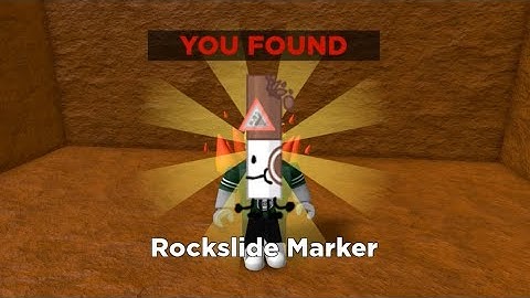 How to get ROCKSLIDE marker in FIND THE MARKERS Roblox [ Updated 2025 ]