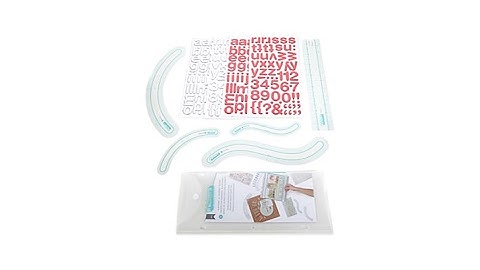 American Crafts Thickers Alignment Guides   Stickers Kit