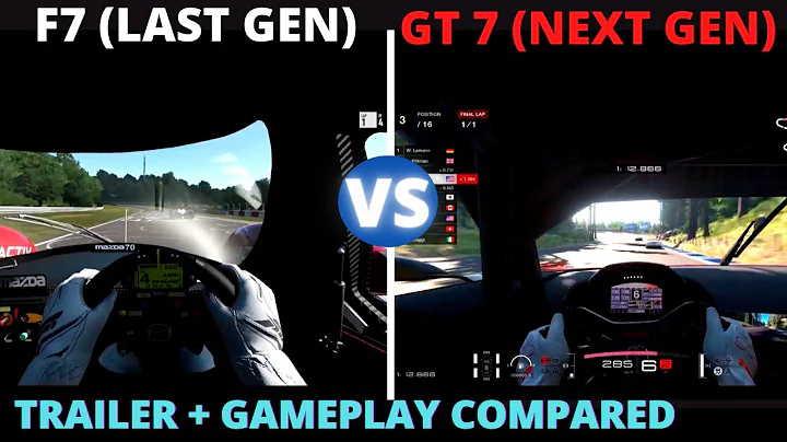 Forza Motorsport 7 (2017 Xbox) vs Gran Turismo 7 (2022 PS5) | trailer + gameplay compared