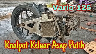 Vario 125 Ngebul Putih @asmchannel1505