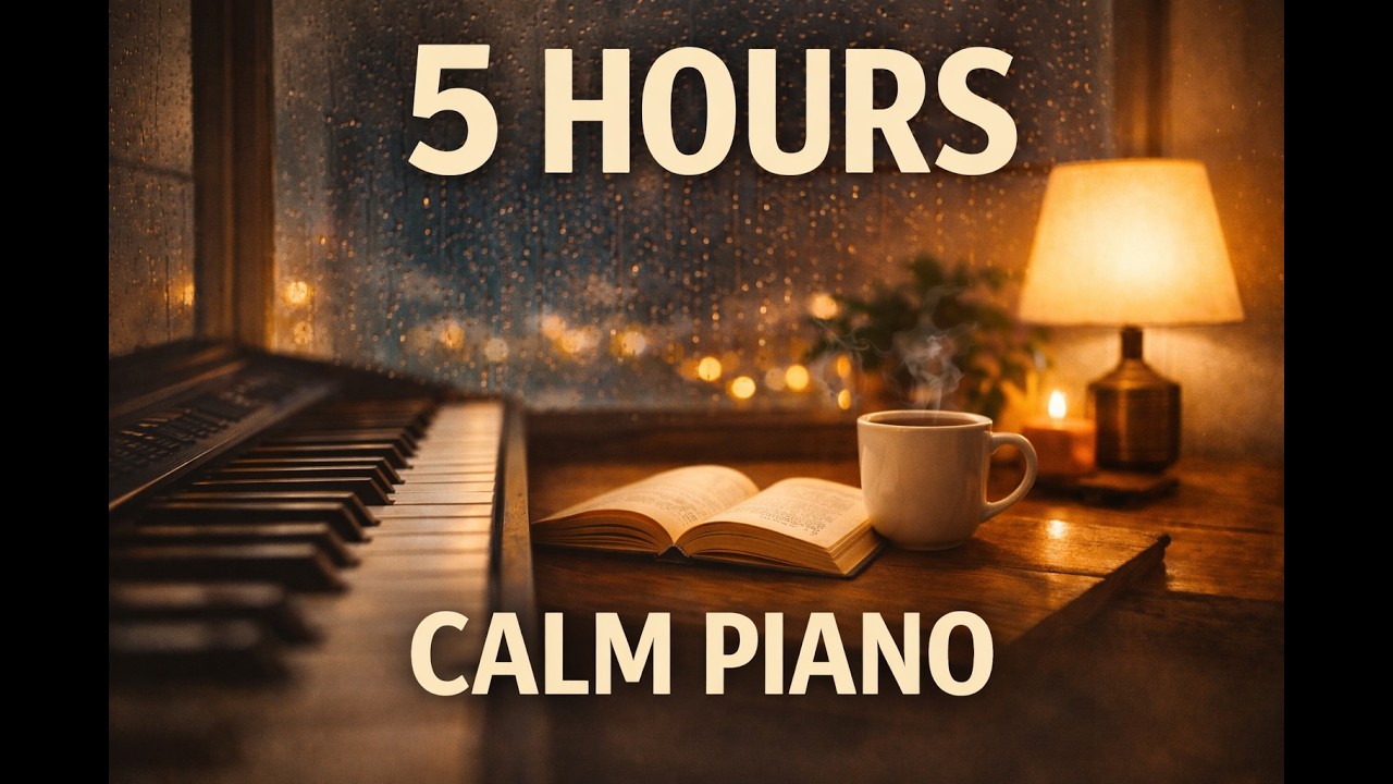 5 Hours Calm Piano Music for Study & Focus 🎹 Relaxing Instrumental ...