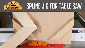 SPLINE JIG FOR THE TABLE SAW