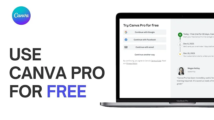 How to Use Canva Pro for Free on PC