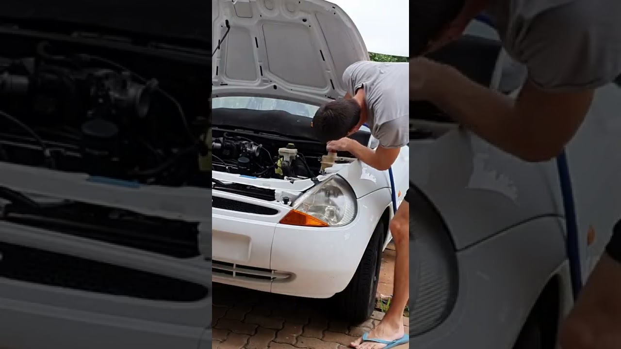 Vazamento de Água na Flange Adaptada no Ford Ka - #shorts