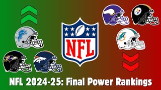 NFL 2024: Final Power Rankings