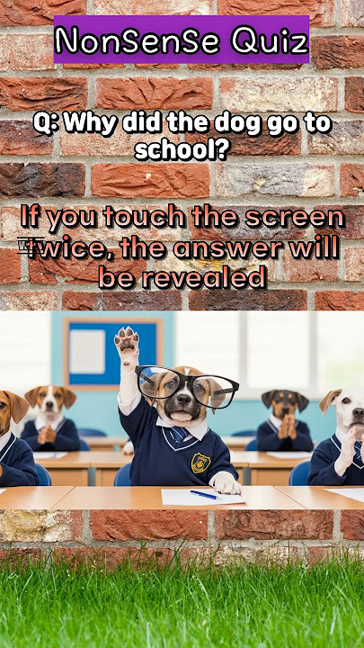 Funniest Dog Pun Ever!#Funny #Joke #Shorts #Quiz