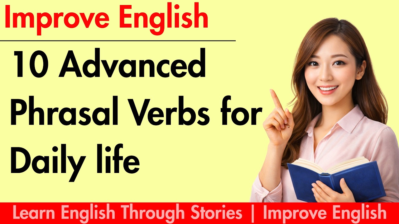10 Advance Phrasal Verbs for Daily life | Speak English - YouTube