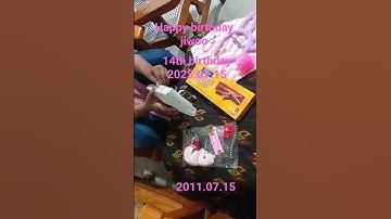 Thumbnail of Kim jiwoo leezan birthday party gift opening part 1