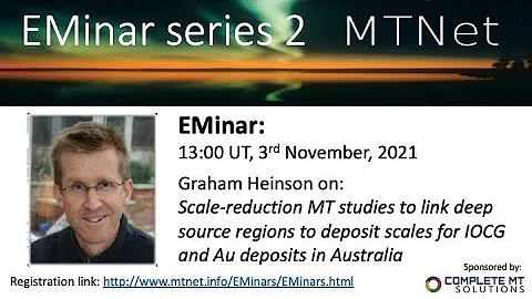 EMinar 2.5: Graham Heinson - The Curnamona Cube: New Data and Insights