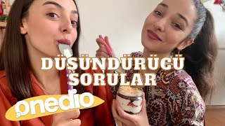 BİRBİRİNDEN ZOR SORULAR CEVAPLADIK 👀 | Onedio testi, mukbang, soru-cevap