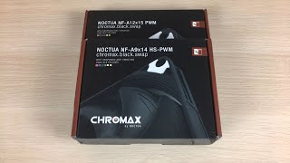 Kipas Noctua Chromax Tipis! NF-A12x15 PWM & NF-A9x14 HS-PWM Unboxing