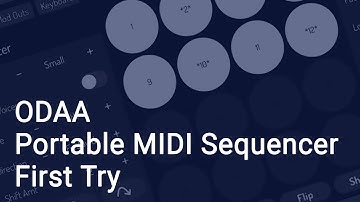 OODA Portable MIDI Sequencer for iOS - First Try
