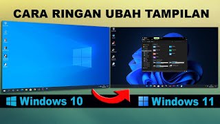 RINGAN!! Cara Ubah Tampilan Windows 10 Menjadi Windows 11 | Tema Windows 11 screenshot 4