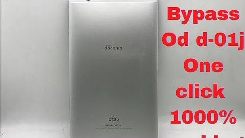 FRP BYPASS HUAWEI D-01J | FRP OF D TAB ONE CLICK BYPASS | EASY METHOD