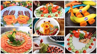 [1 HOUR] Art In Vegetable & FRUIT CARVING AND CUTTING TRICKS