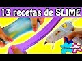 Probando 13 recetas de Slime de mis suscriptores ⭐SUPERMANUALIDADES⭐