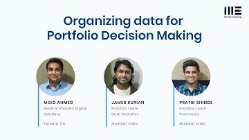 Organizing Data for Portfolio Decision Making in Pharma