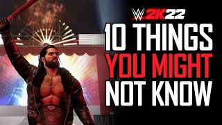 WWE 2K22: 10 Things You Might Not Know #12 (Sick Reversals, Hidden Motions & Dusty Cup & More)