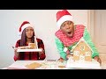 COUPLES GINGERBREAD HOUSE CHALLENGE!!!