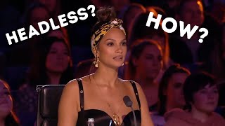 BGT Amazing/Hilarious Auditions | HEADLESS Brothers? How Did They Do That? HILARIOUS!