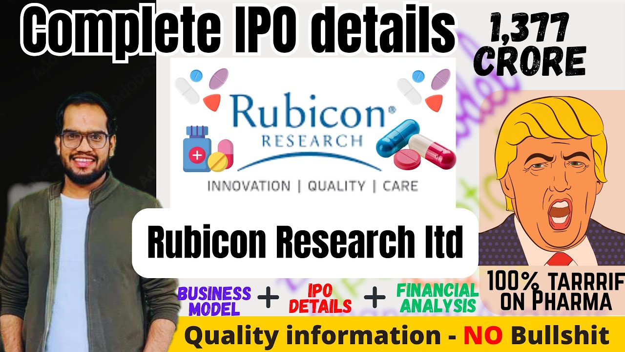 Rubicon Research IPO details confirmed | RHP details | IPO latest news | IPO Review | Business Model