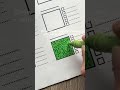 Easy grass effect tutorial! Add this to your future page! 🪴#coloring #coloringbook #coloringpages
