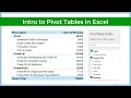 How to create Pivot Tables in Excel - for beginners