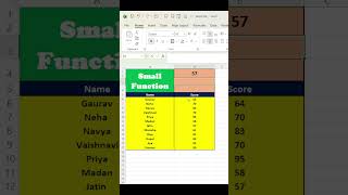 Small Function In Excel #short #shorts #shortvideo #shortsvideo #shortsfeed #youtubeshorts #youtube