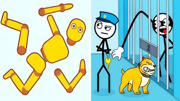 Ragdoll Break VS Thief Puzzle 🤕⚡ All Levels Max Update Walkthrough Mobile NEW Gameplay X8QR