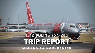 TRIP REPORT: Flying from Malaga to Manchester on Jet2 Boeing 757