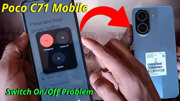 Poco C71 Mobile Switch On/Off Problem || Restart,On/Off Not Working Poco C71 || Poco C71 Unboxing|