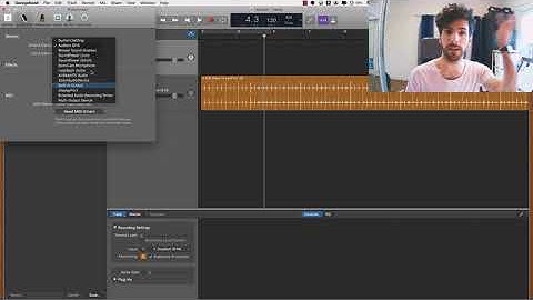 Tutorial: Selecting Output and Input via Garage Band