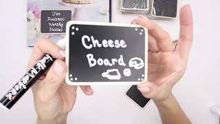 Savvy & Sorted Mini Chalkboard Signs REVIEW