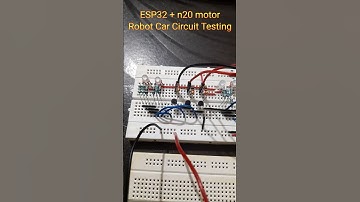 Testing My DIY ESP32 N20 Mini Robot Car Circuit | DIY Electronics and Robotics Project #robotics